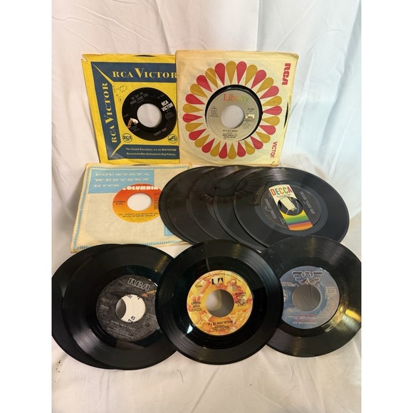 Other - VTG Various Country Artists 45 Kenny Rogers Conway Twitty Waylon Jennings Lot 12